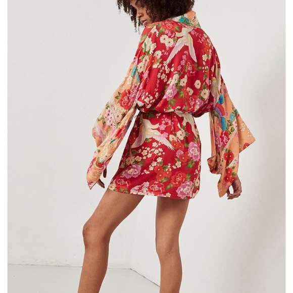 Spell Other - Spell Delilah Patchwork Short Kimono